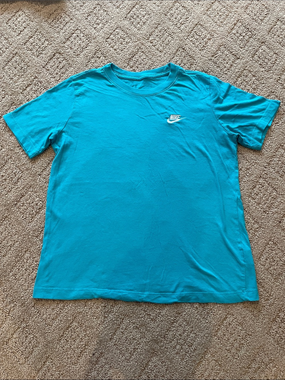Nike Kids Teal Short Sleeve Crew Tee